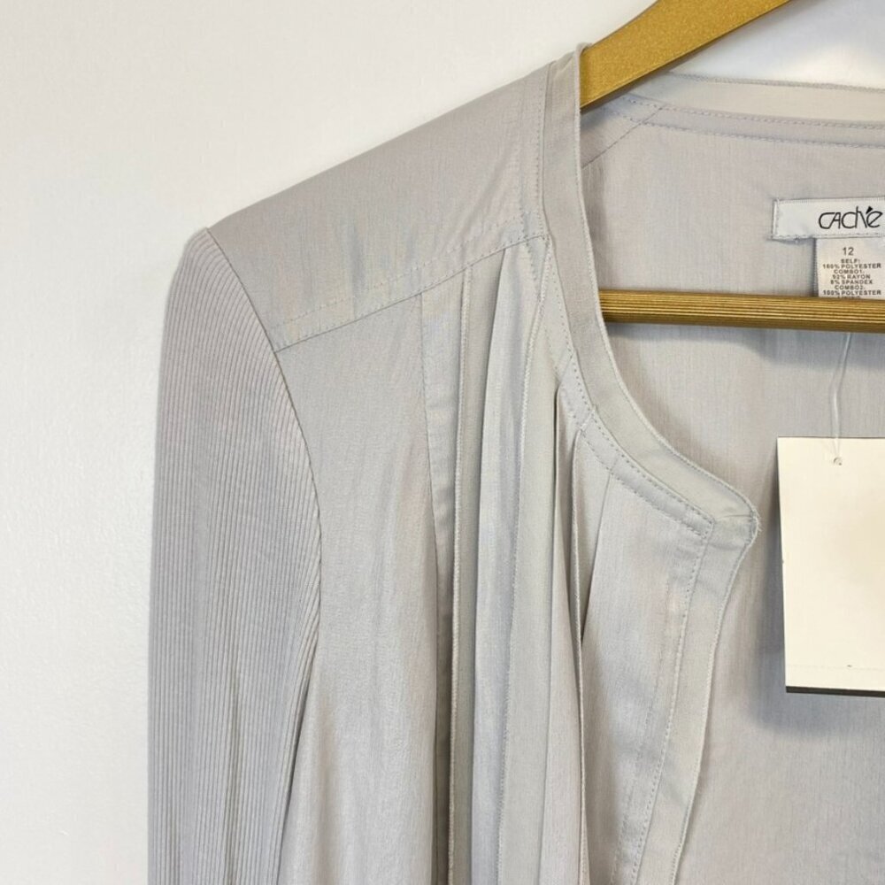 NWT Cache Silver Cardigan Jacket - Picture 5 of 12